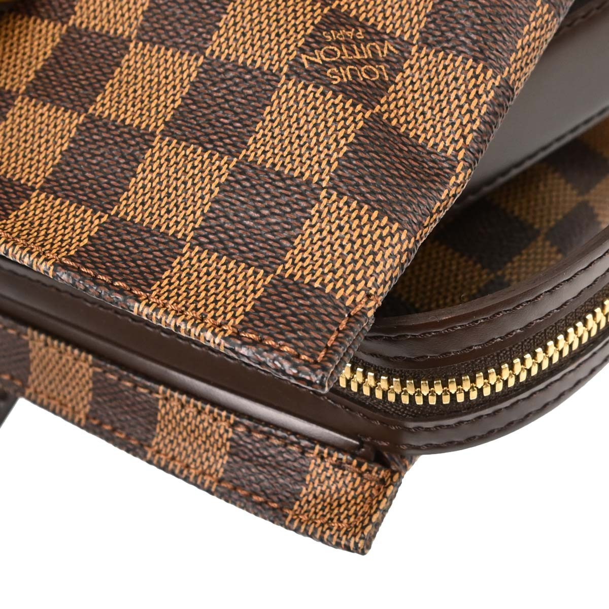 Louis Vuitton Chelsea Vintage Tote Bag in Brown Damier Ebène Canvas