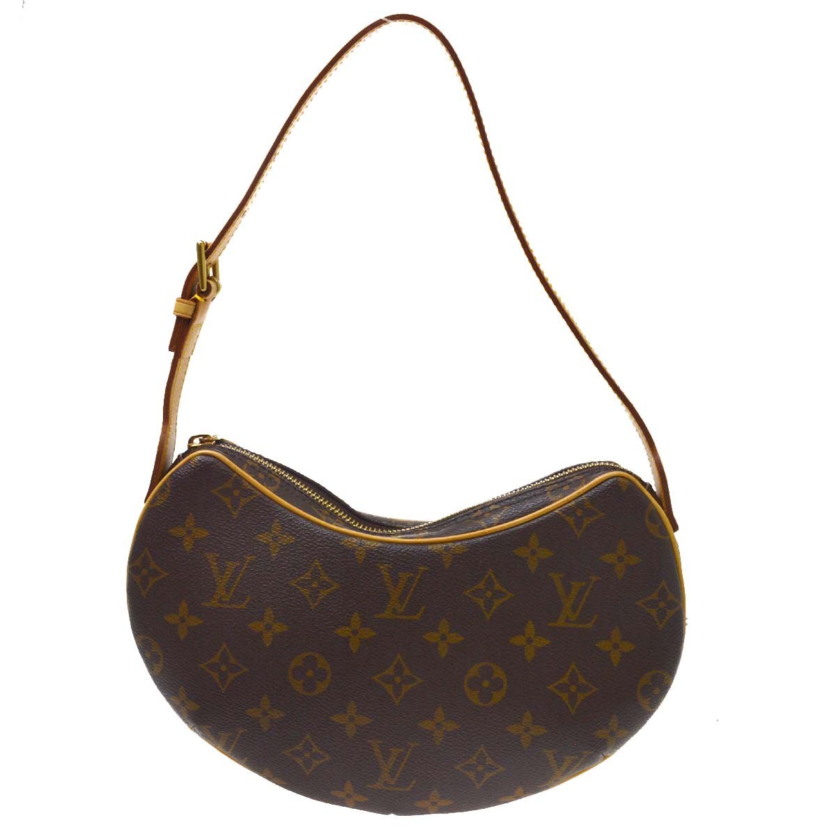Louis Vuitton Croissant PM Vintage Shoulder Bag in Brown Monogram Canvas