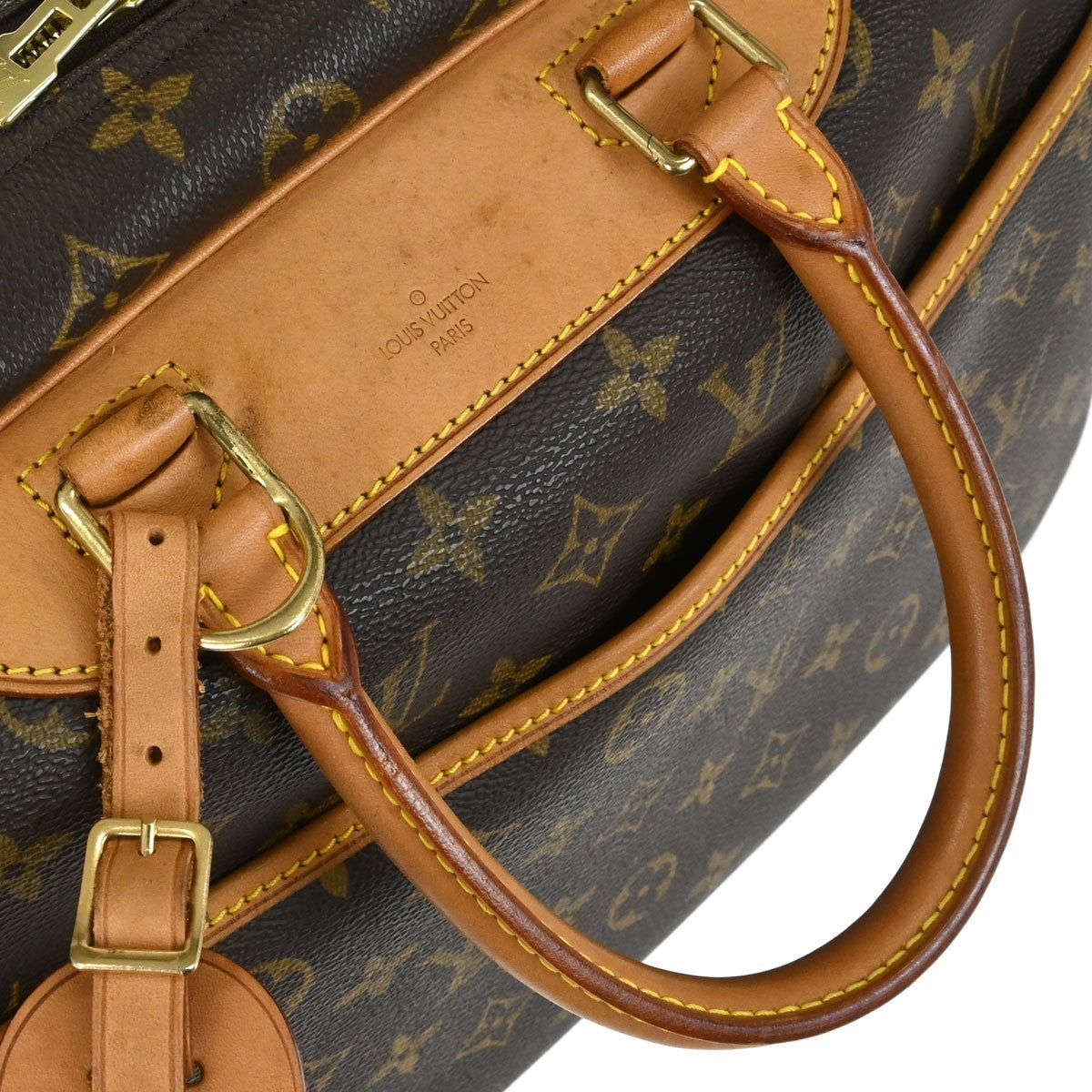 Louis Vuitton Deauville Vintage Handbag in Brown Monogram Canvas