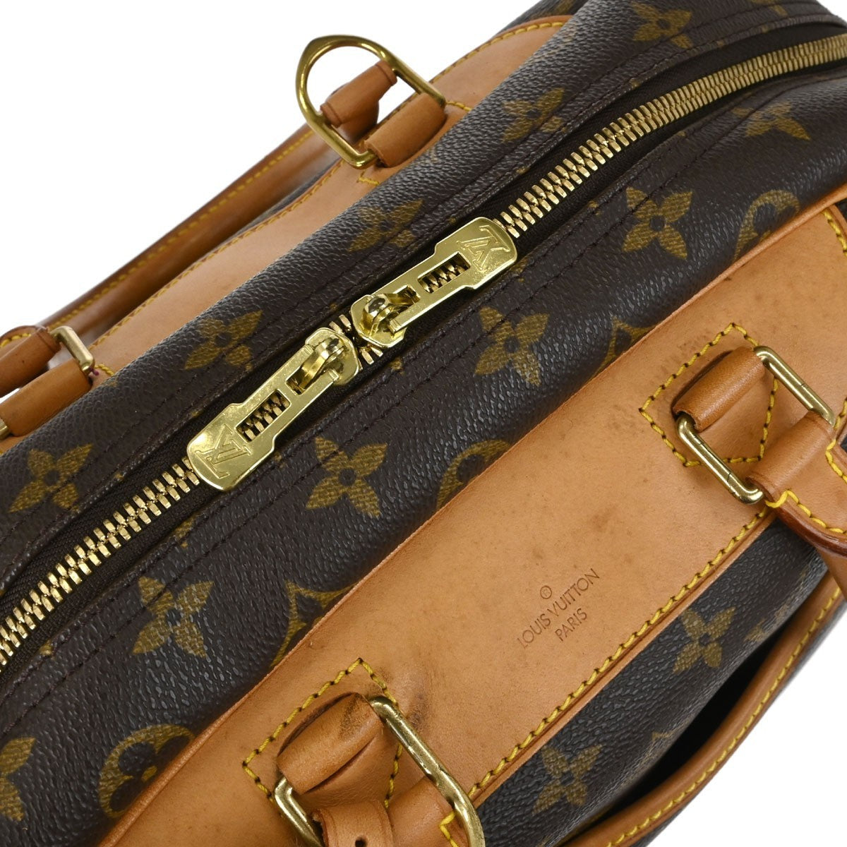Louis Vuitton Deauville Vintage Handbag in Brown Monogram Canvas