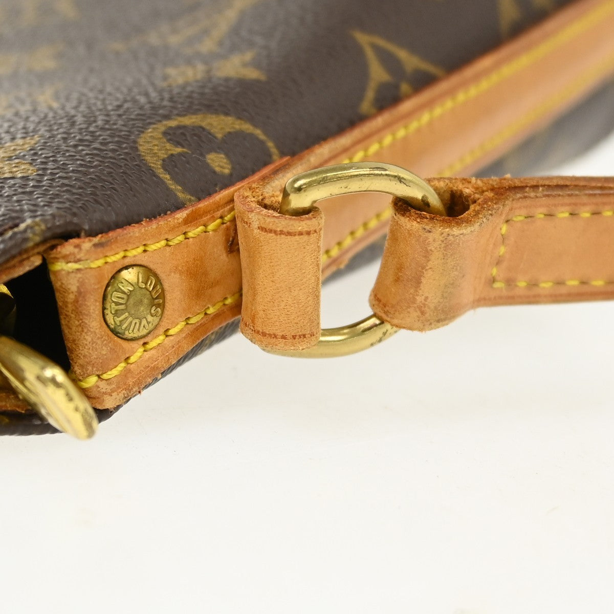 Louis Vuitton Drouot Vintage Crossbody Bag in Brown Monogram Canvas