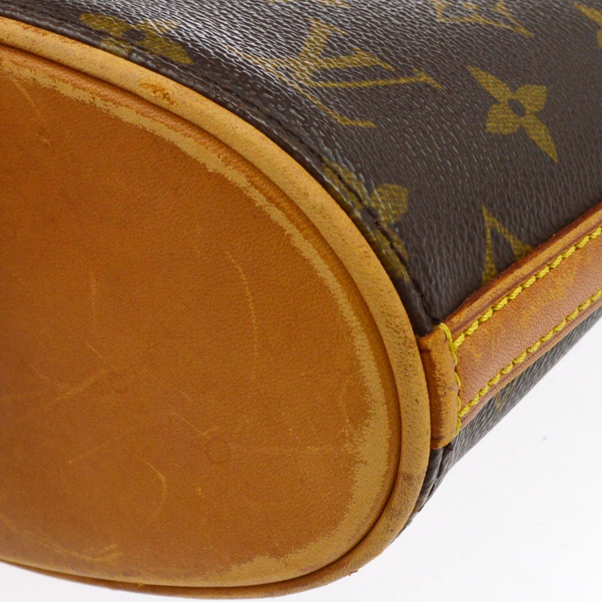 Louis Vuitton Drouot Vintage Shoulder Bag in Brown Monogram Canvas