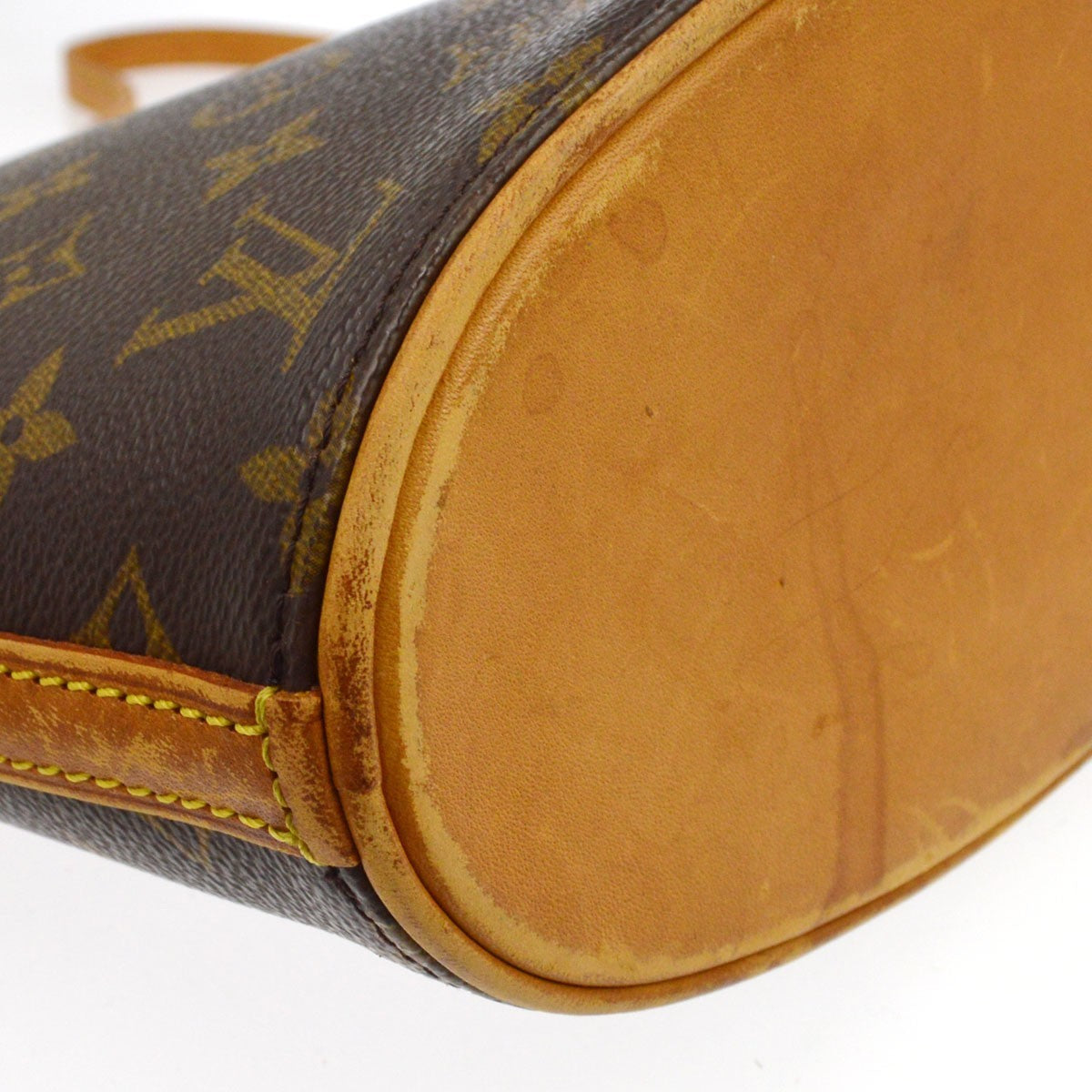 Louis Vuitton Drouot Vintage Shoulder Bag in Brown Monogram Canvas