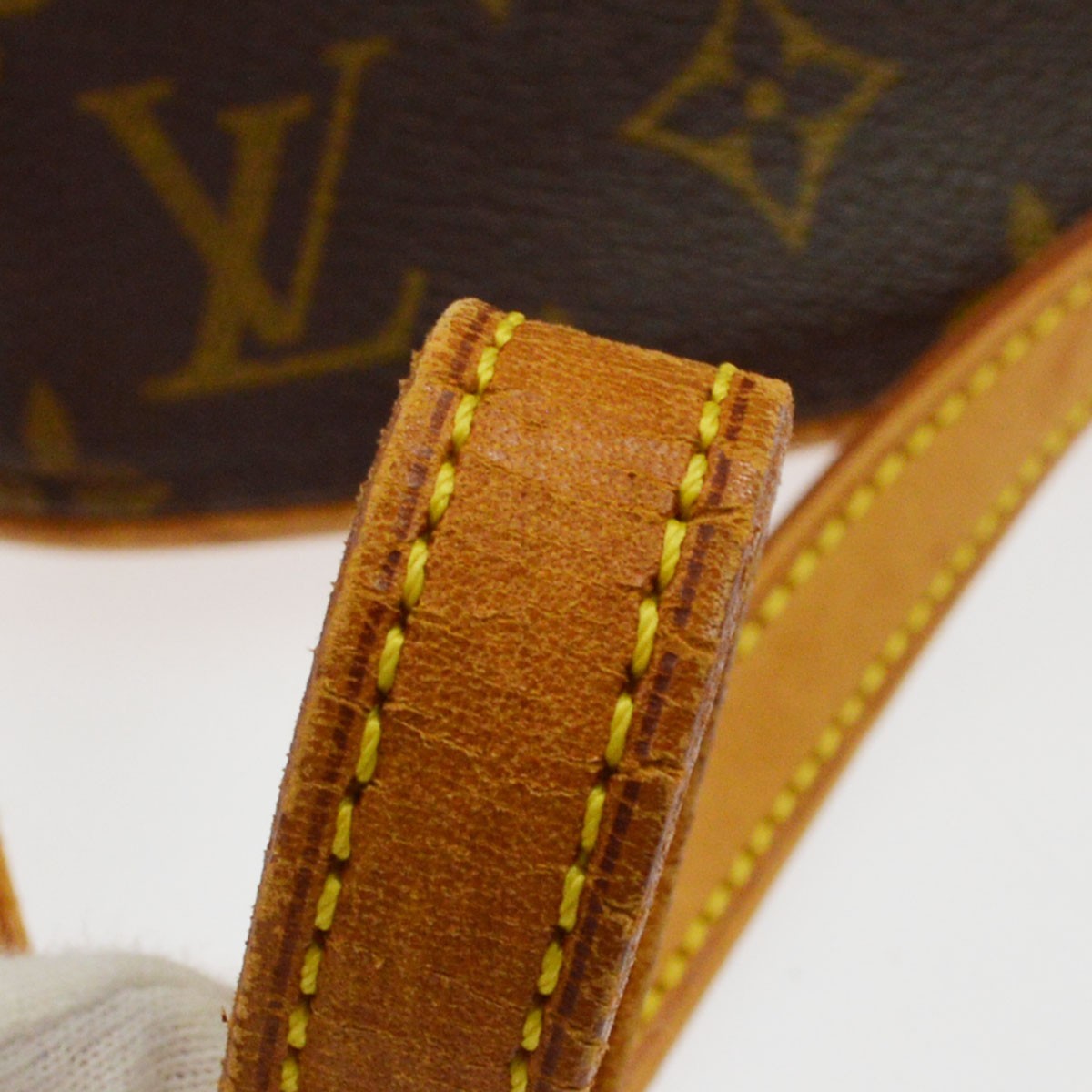 Louis Vuitton Drouot Vintage Shoulder Bag in Brown Monogram Canvas