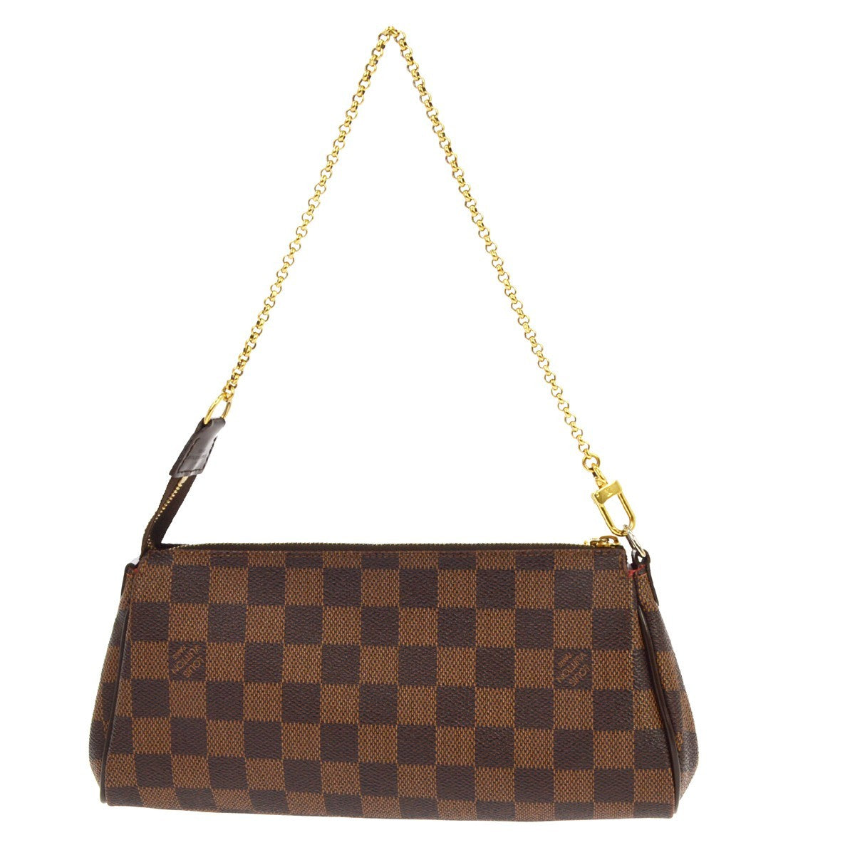 Louis Vuitton Eva Vintage Crossbody Bag in Brown Damier Ebène Canvas