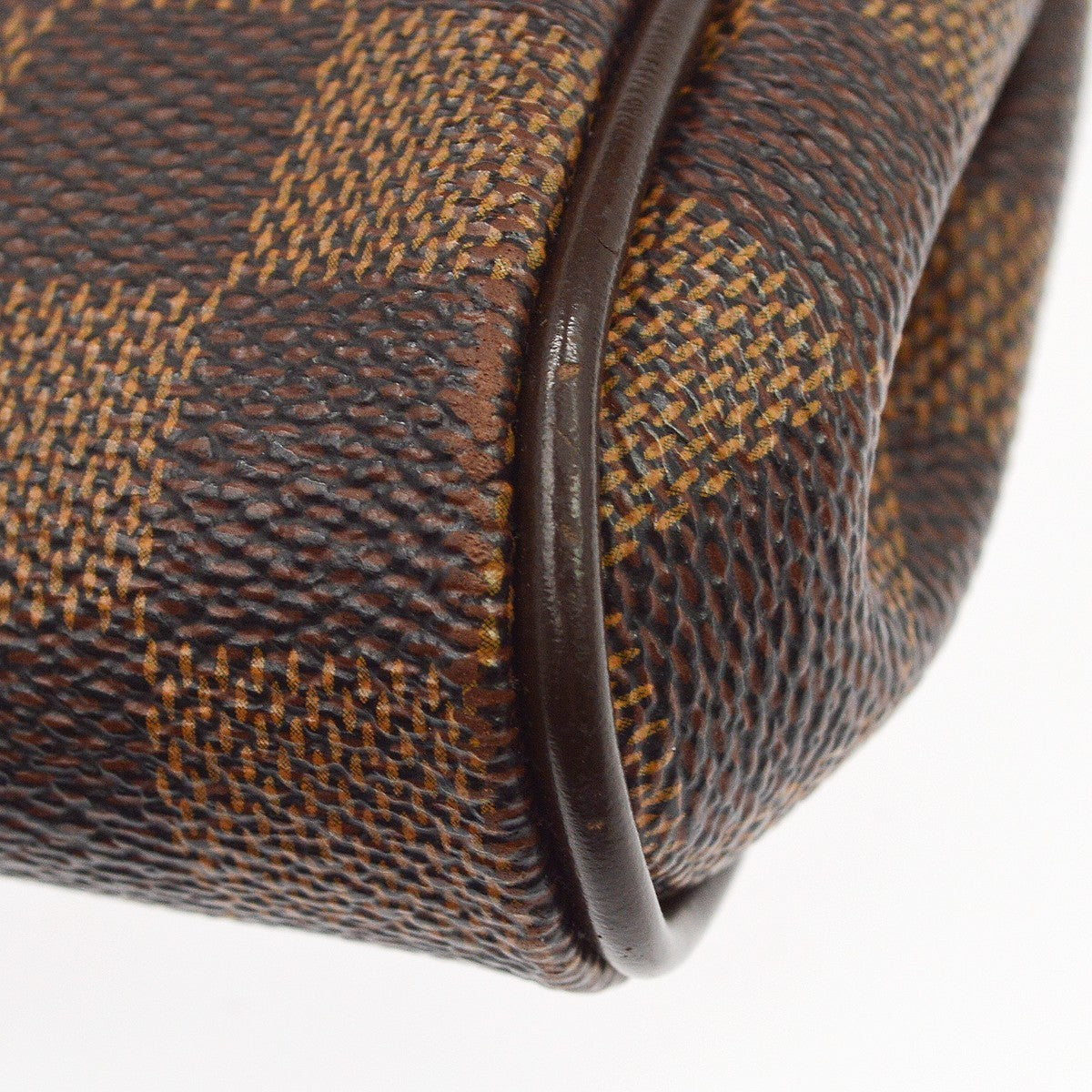 Louis Vuitton Eva Vintage Crossbody Bag in Brown Damier Ebène Canvas