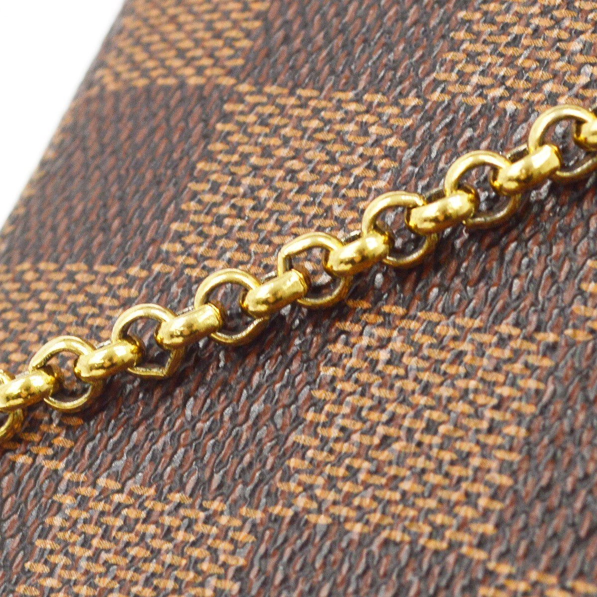 Louis Vuitton Eva Vintage Crossbody Bag in Brown Damier Ebène Canvas
