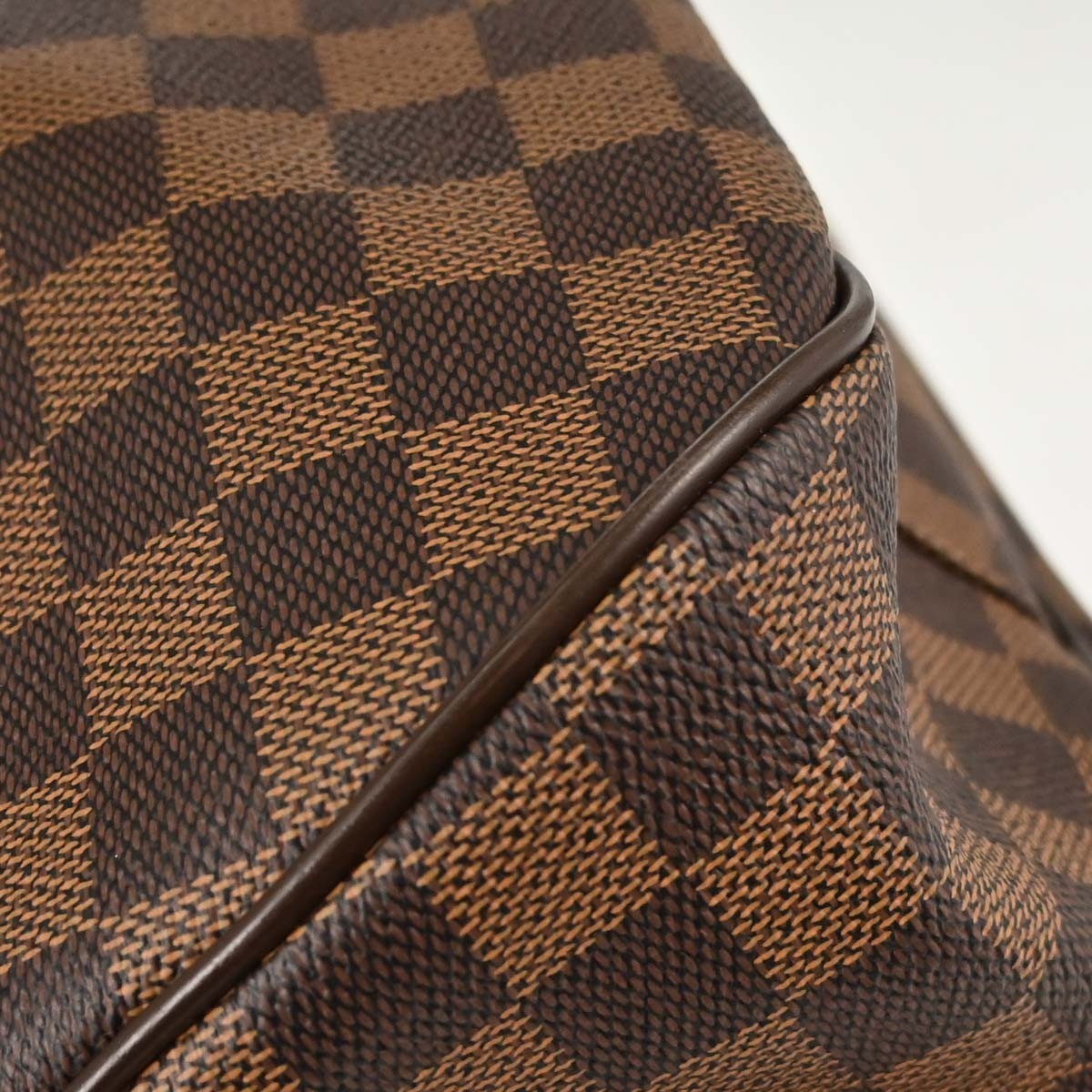 Louis Vuitton Evora MM Vintage Handbag in Brown Damier Ebène Canvas