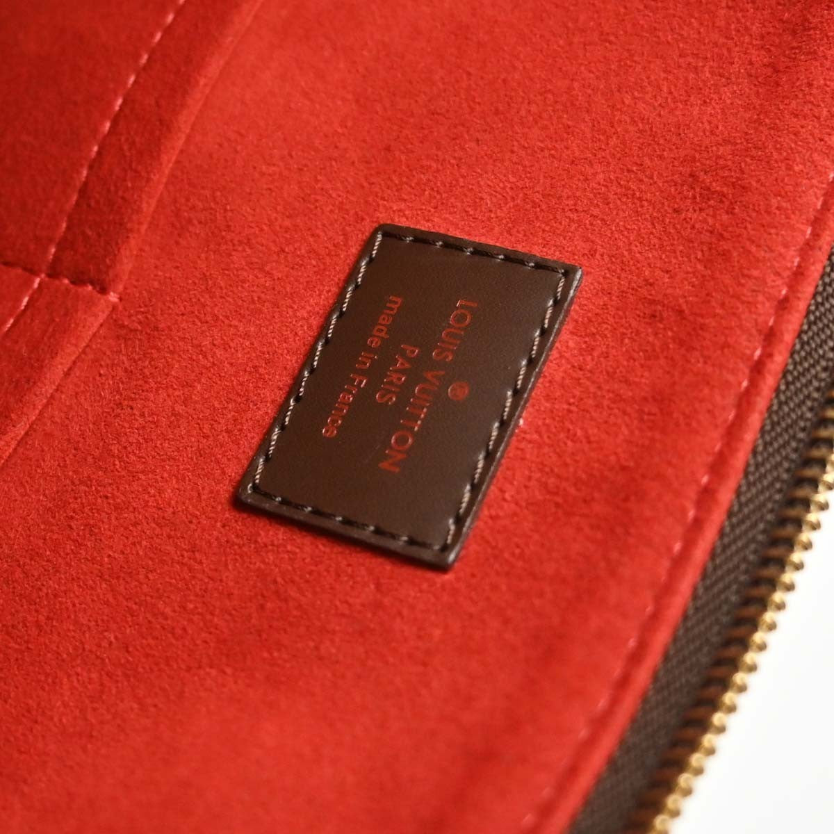 Louis Vuitton Evora MM Vintage Handbag in Brown Damier Ebène Canvas