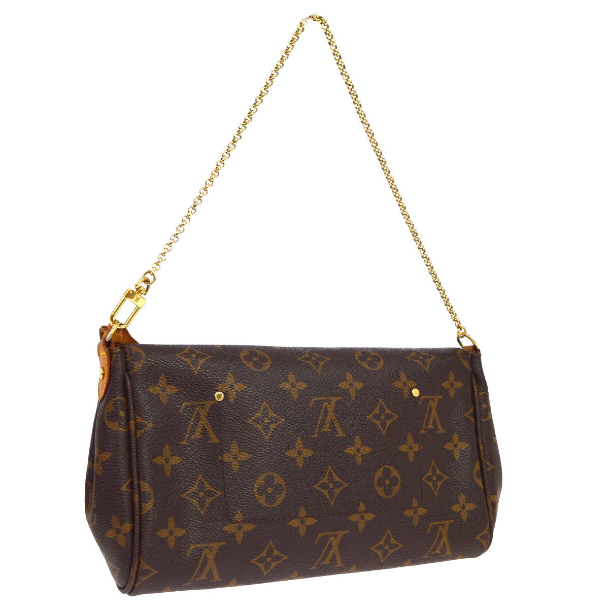 Louis Vuitton Favorite MM Vintage Shoulder Bag in Brown Monogram Canvas