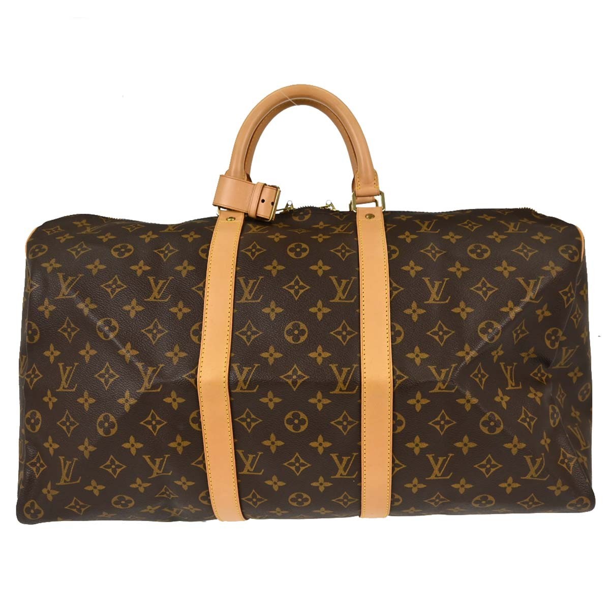 Louis Vuitton Keepall 50 Vintage Travel Bag in Brown Monogram Canvas