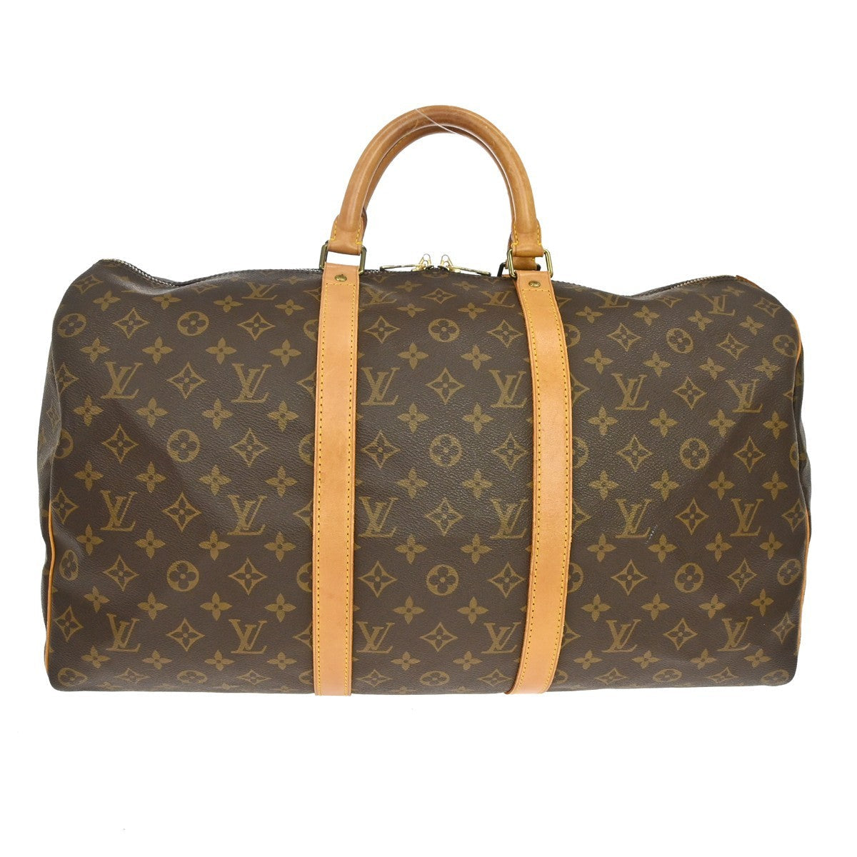 Louis Vuitton Keepall 50 Vintage Travel Bag in Brown Monogram Canvas