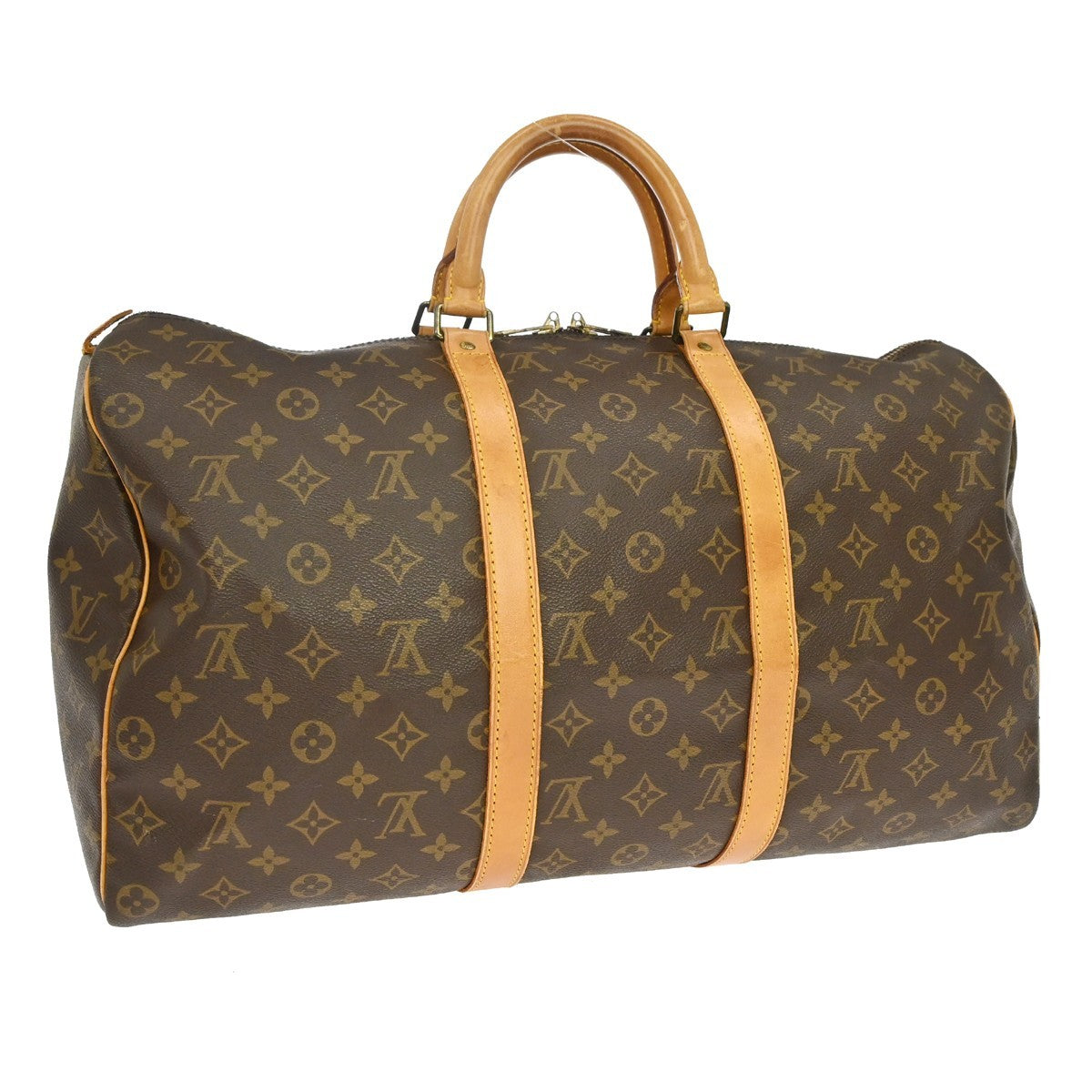 Louis Vuitton Keepall 50 Vintage Travel Bag in Brown Monogram Canvas