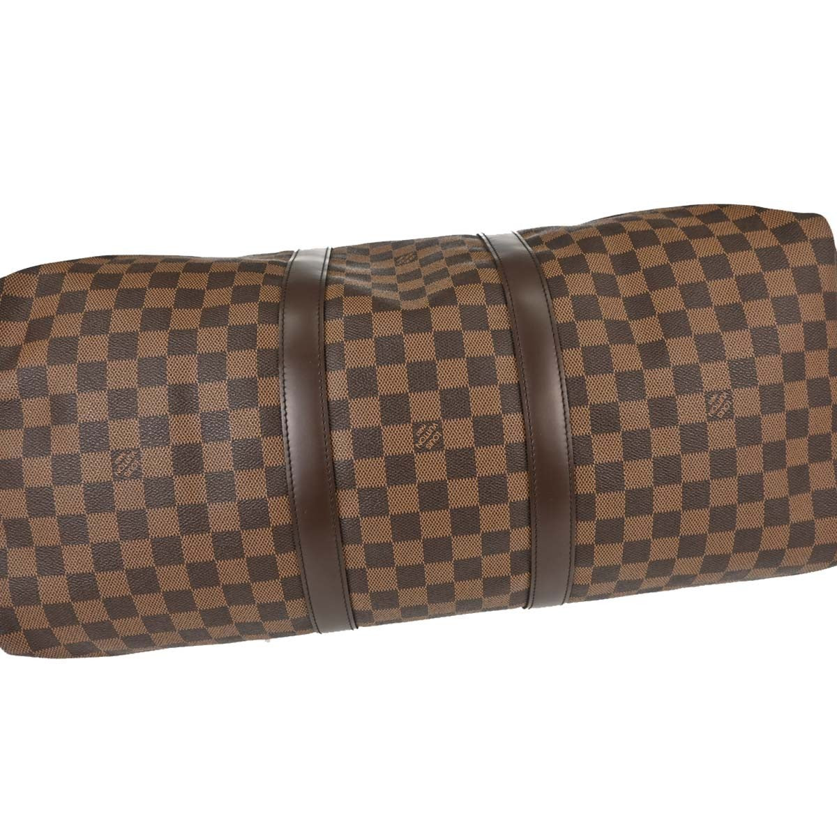 Louis Vuitton Keepall 50 Vintage Travel Bag in Brown Damier Ebène Canvas