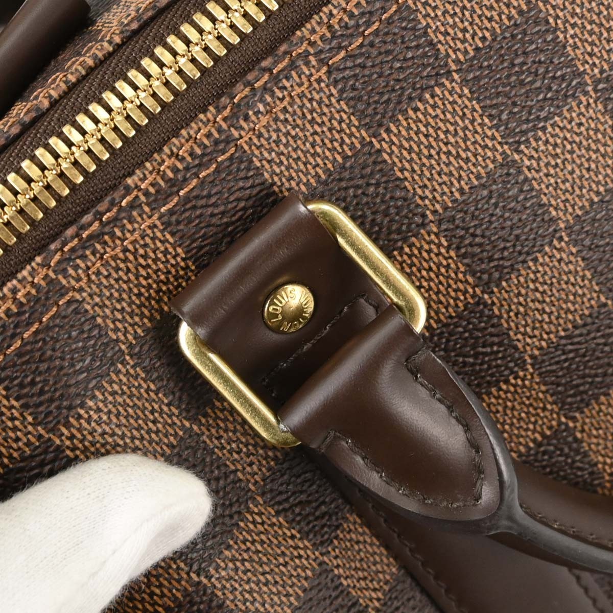 Louis Vuitton Keepall 50 Vintage Travel Bag in Brown Damier Ebène Canvas