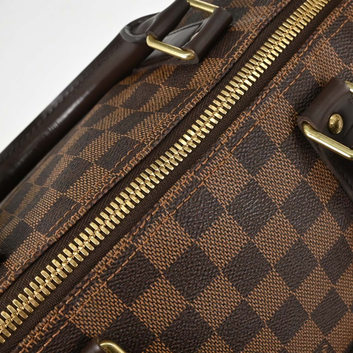 Louis Vuitton Keepall 50 Vintage Travel Bag in Brown Damier Ebène Canvas