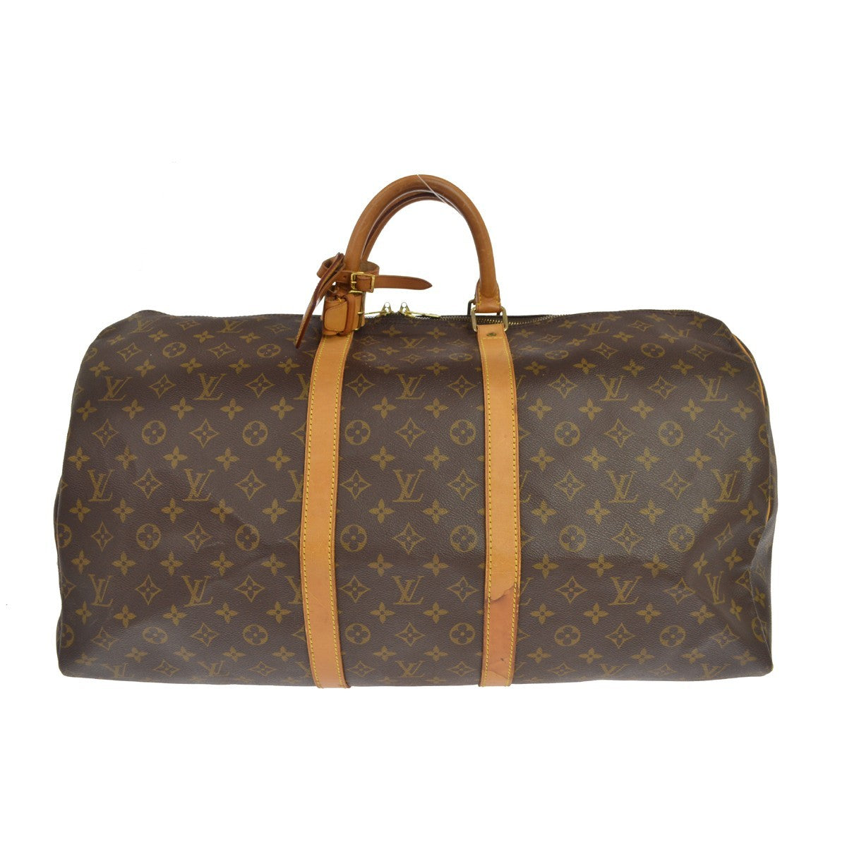 Louis Vuitton Keepall 55 Vintage Travel Bag in Brown Monogram Canvas