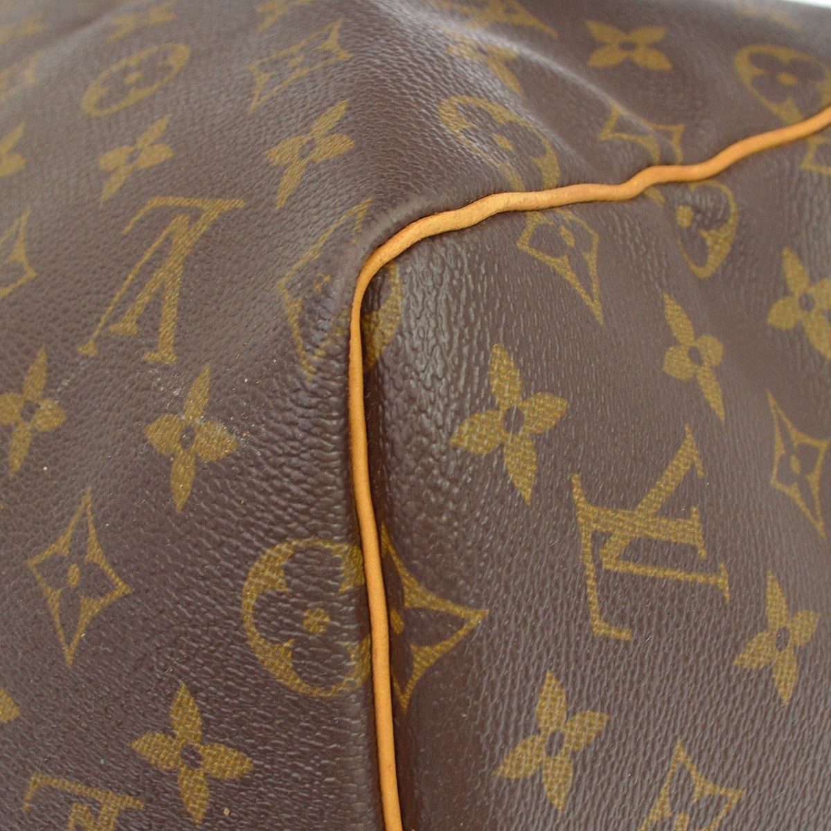 Louis Vuitton Keepall 55 Vintage Travel Bag in Brown Monogram Canvas
