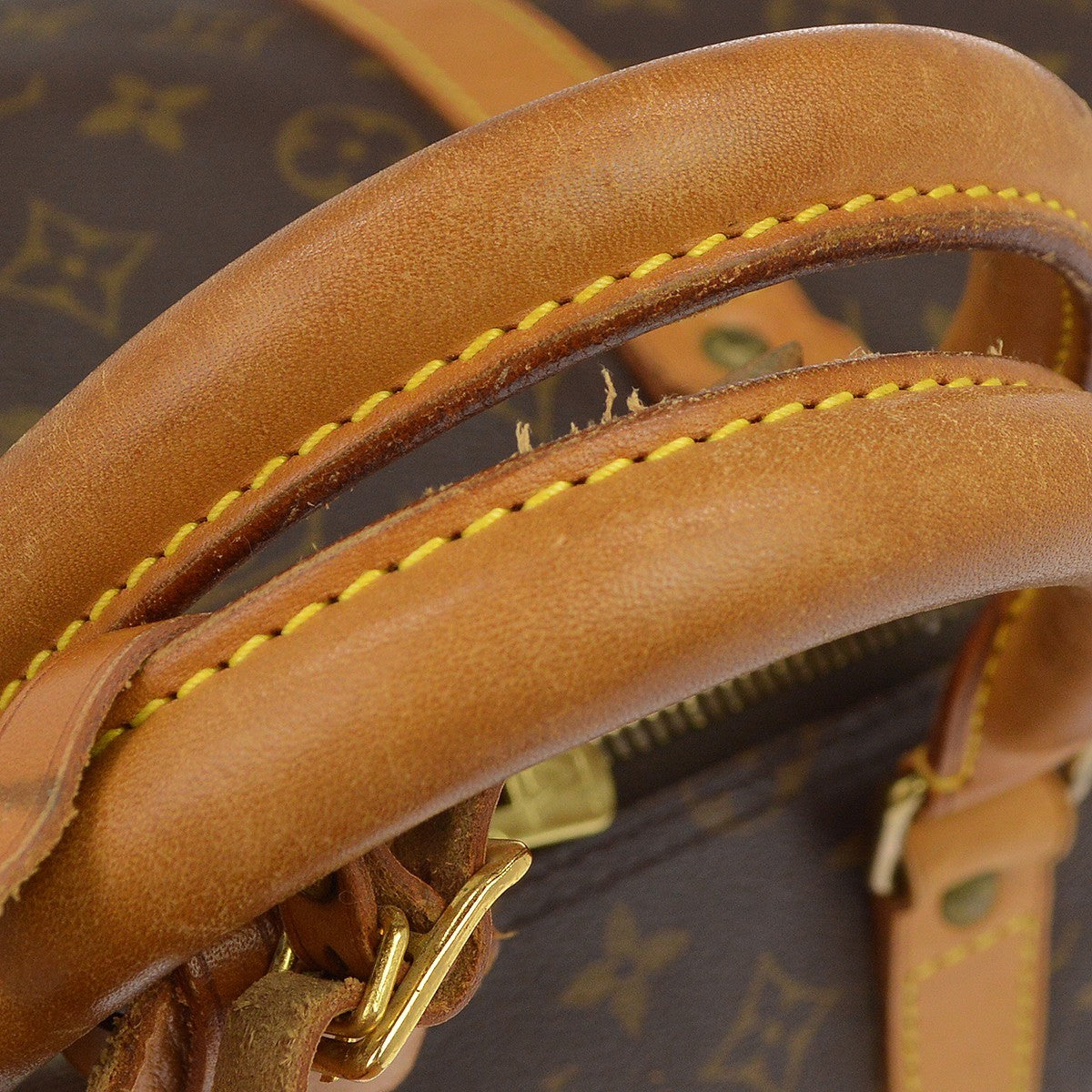 Louis Vuitton Keepall 55 Vintage Travel Bag in Brown Monogram Canvas