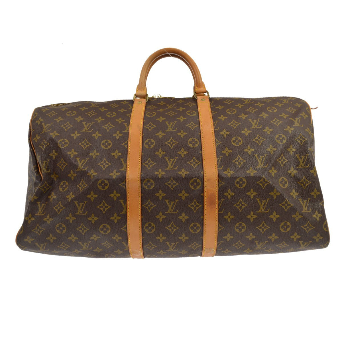 Louis Vuitton Keepall 55 Vintage Travel Bag in Brown Monogram Canvas