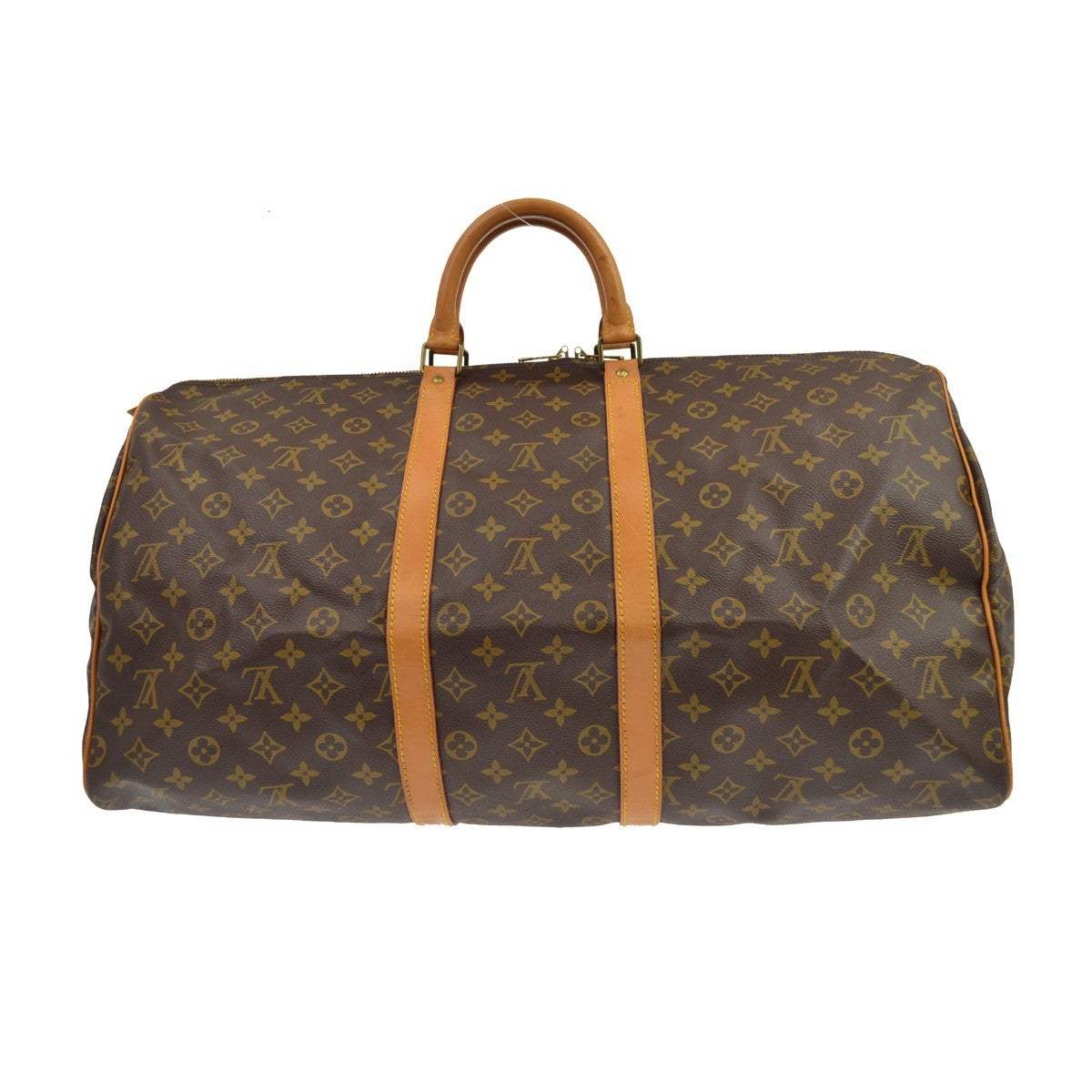 Louis Vuitton Keepall 55 Vintage Travel Bag in Brown Monogram Canvas