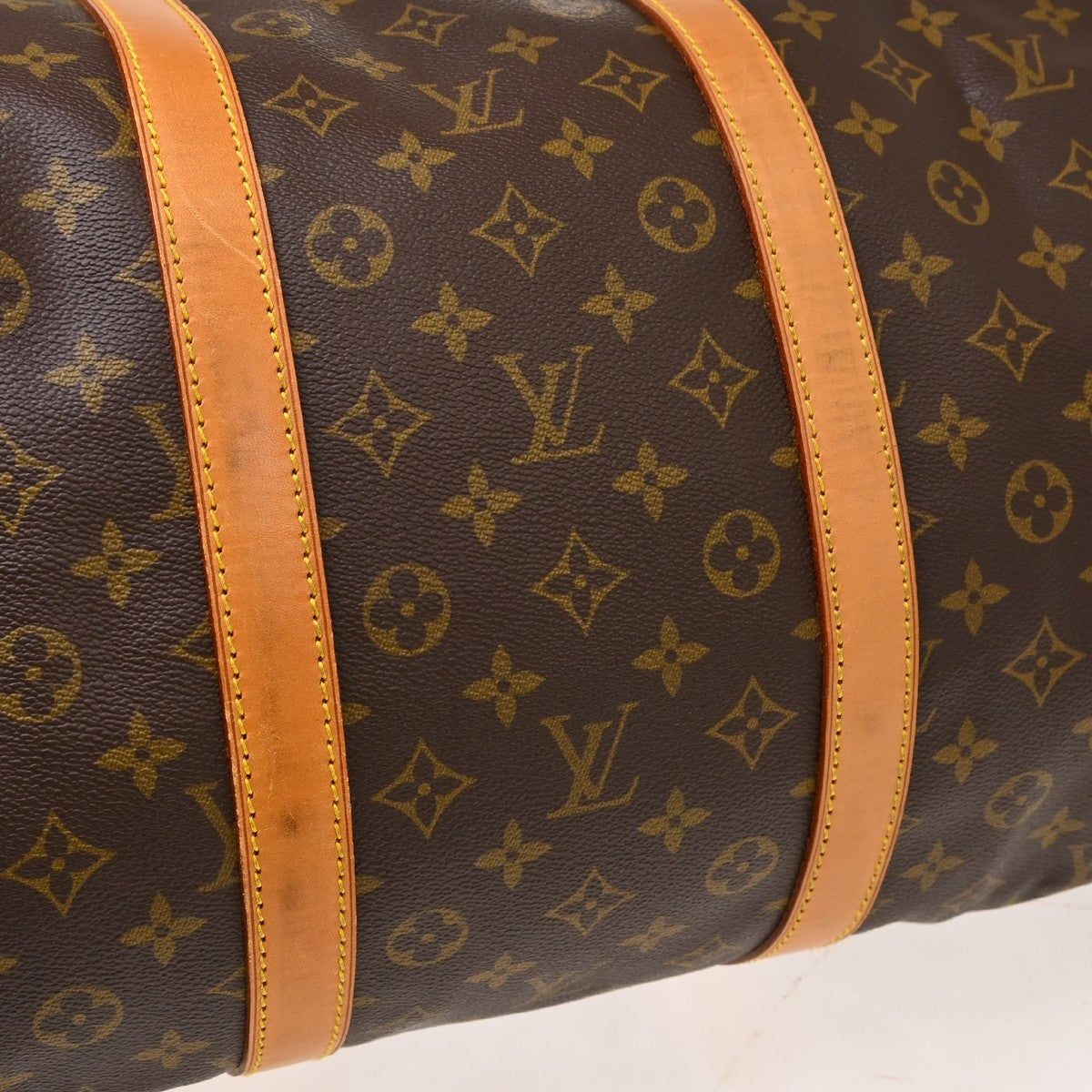 Louis Vuitton Keepall 55 Vintage Travel Bag in Brown Monogram Canvas