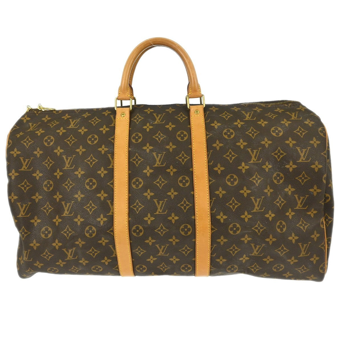 Louis Vuitton Keepall 55 Vintage Travel Bag in Brown Monogram Canvas
