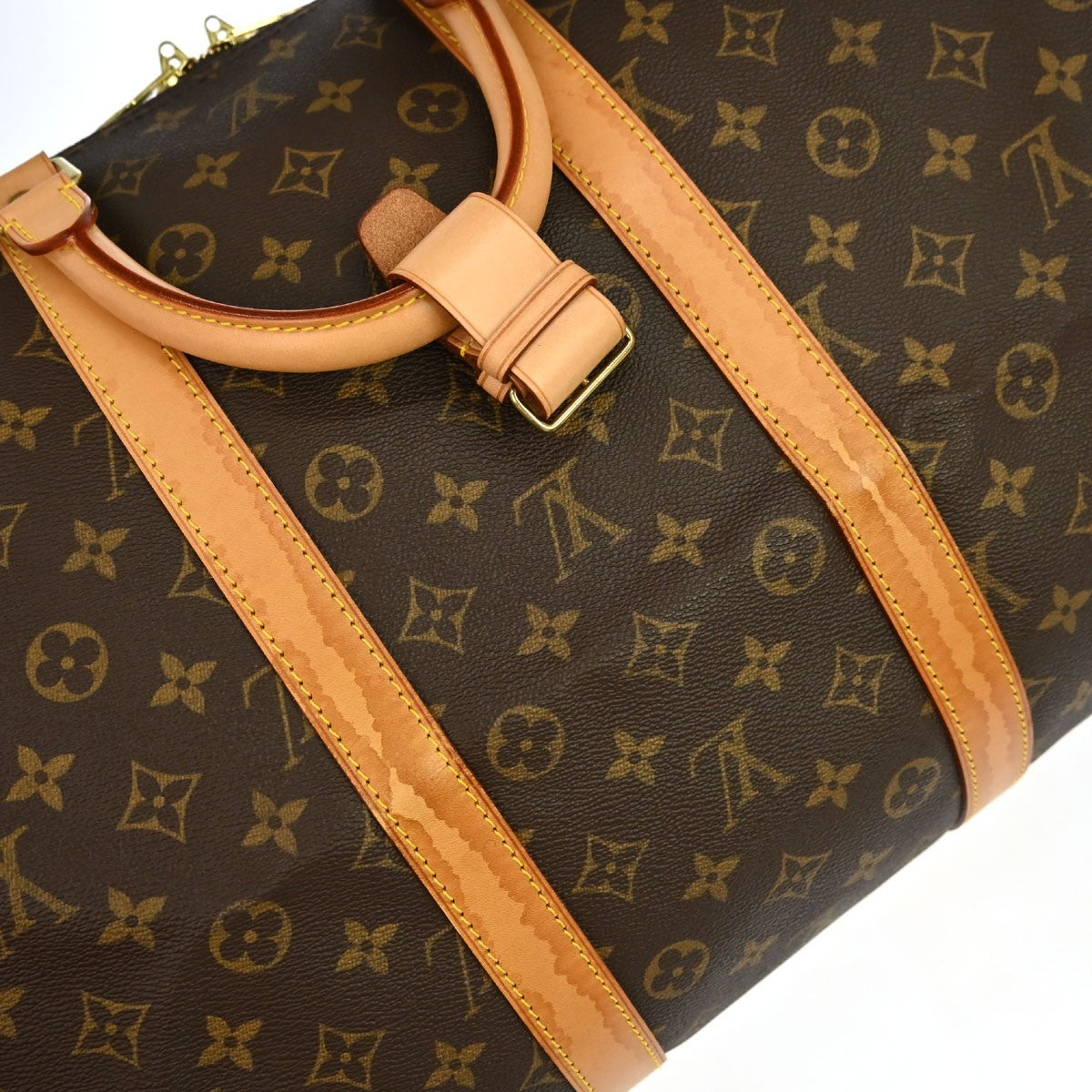 Louis Vuitton Keepall 55 Vintage Travel Bag in Brown Monogram Canvas