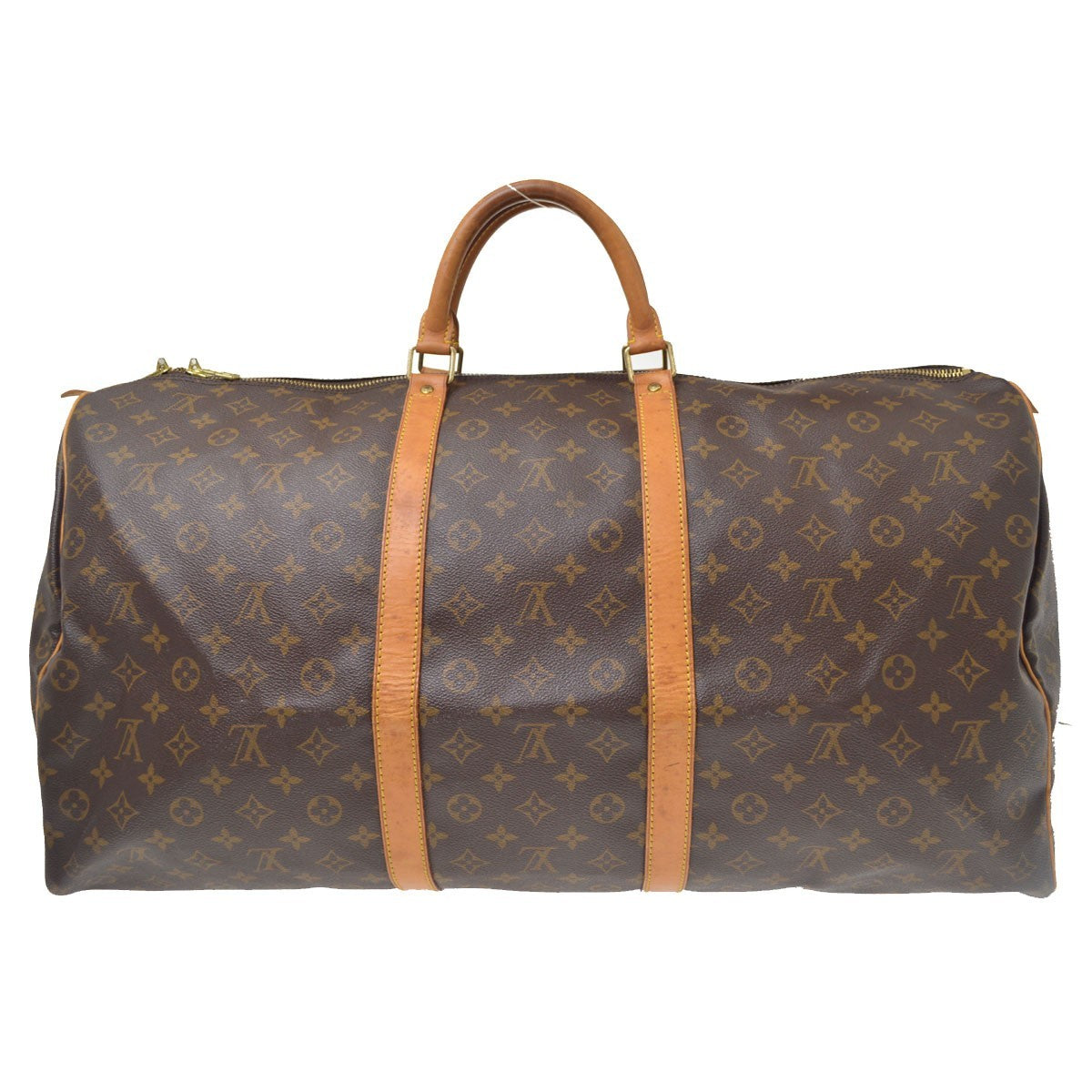 Louis Vuitton Keepall 60 Vintage Travel Bag in Brown Monogram Canvas