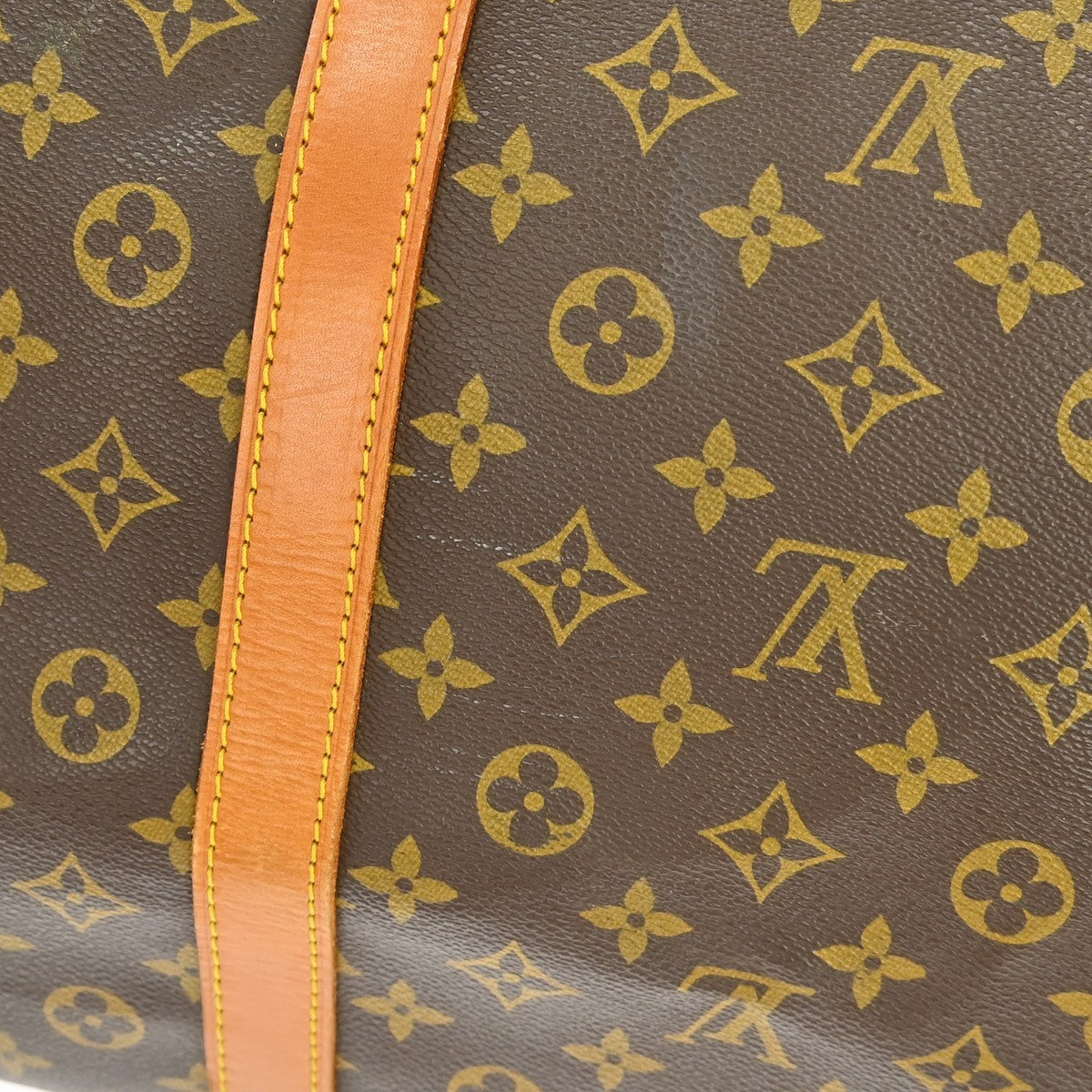 Louis Vuitton Keepall Bandoulière 60 Vintage Travel Bag in Brown Monogram Canvas