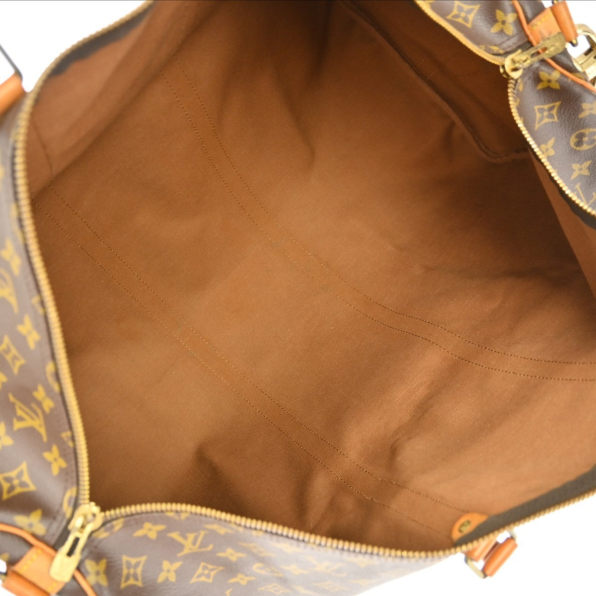Louis Vuitton Keepall Bandoulière 60 Vintage Travel Bag in Brown Monogram Canvas