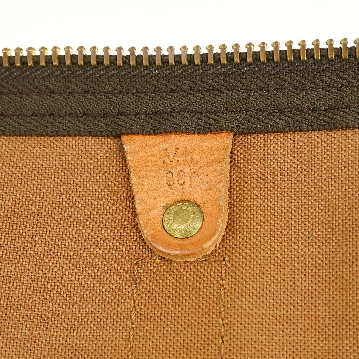 Louis Vuitton Keepall Bandoulière 60 Vintage Travel Bag in Brown Monogram Canvas