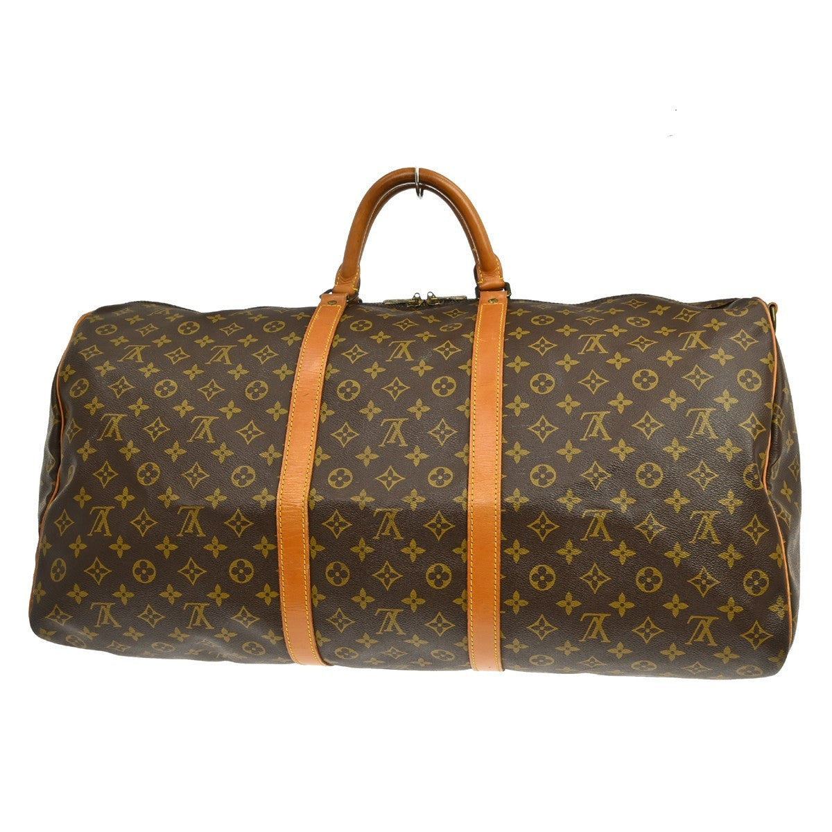 Louis Vuitton Keepall Bandoulière 60 Vintage Travel Bag in Brown Monogram Canvas