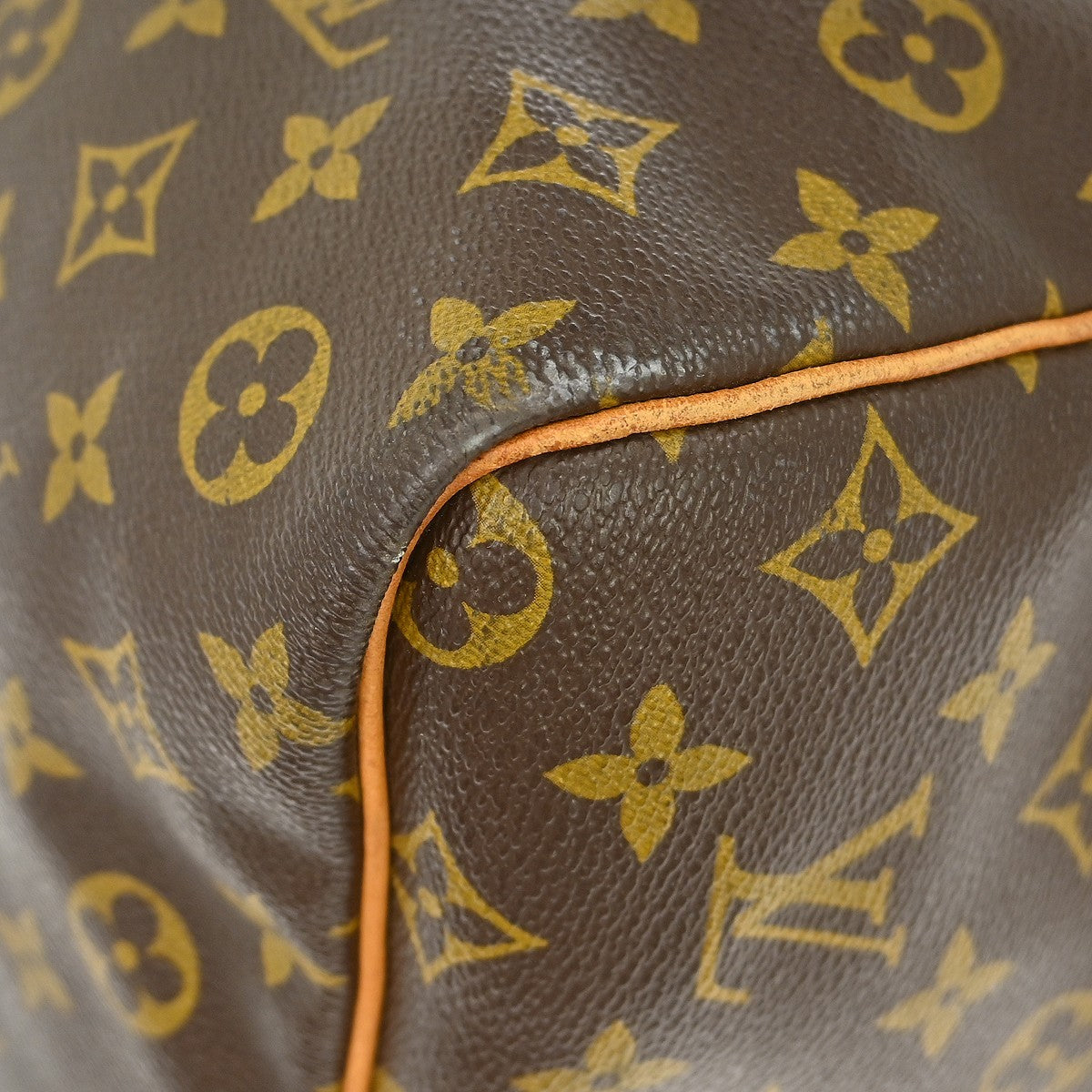 Louis Vuitton Keepall Bandoulière 60 Vintage Travel Bag in Brown Monogram Canvas