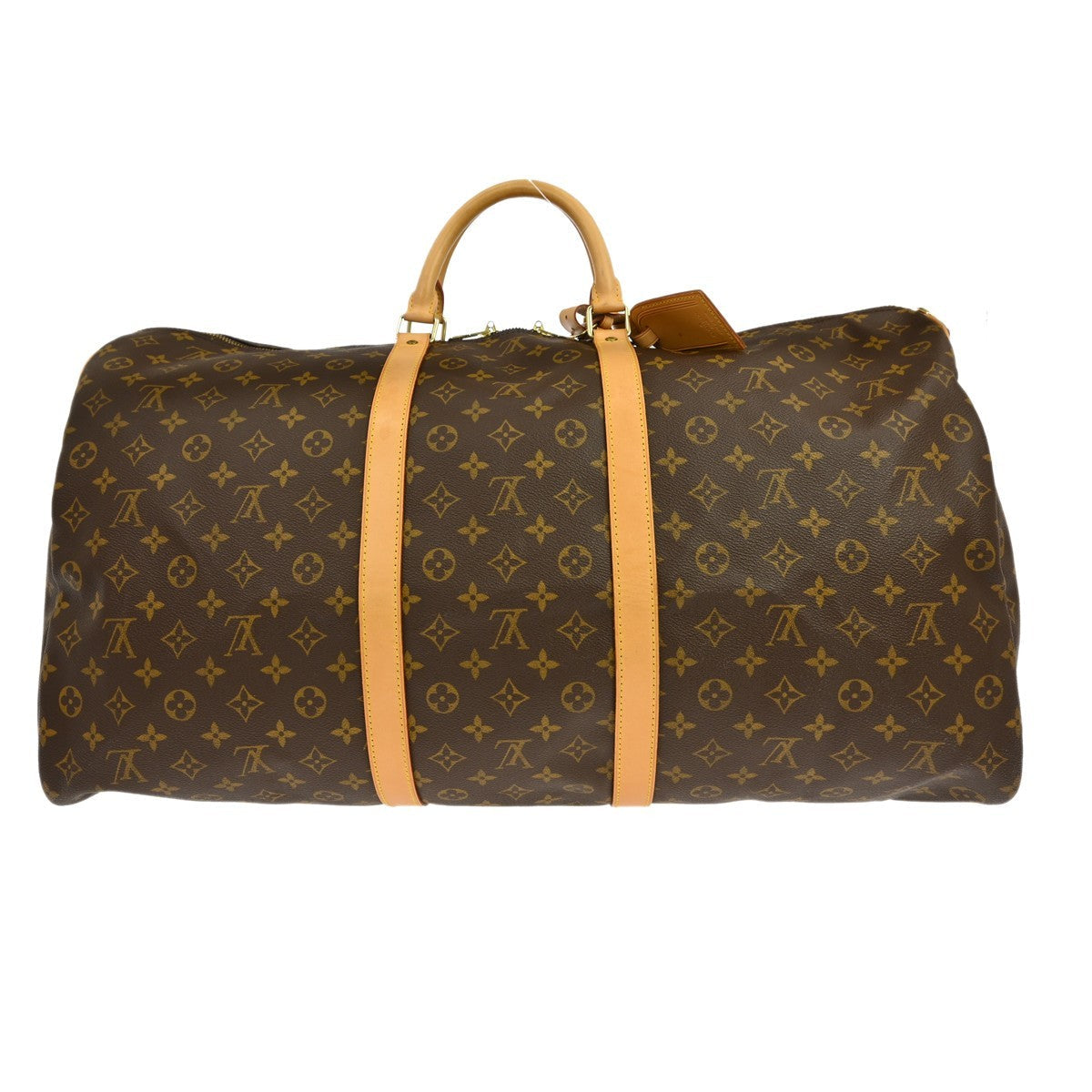Louis Vuitton Keepall Bandoulière 60 Vintage Travel Bag in Brown Monogram Canvas