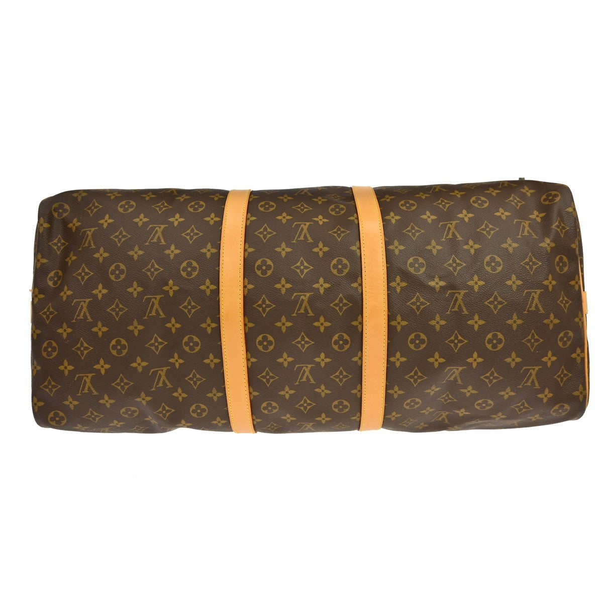 Louis Vuitton Keepall Bandoulière 60 Vintage Travel Bag in Brown Monogram Canvas