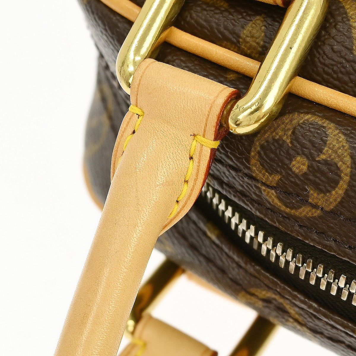 Louis Vuitton Manhattan PM Vintage Handbag in Brown Monogram Canvas