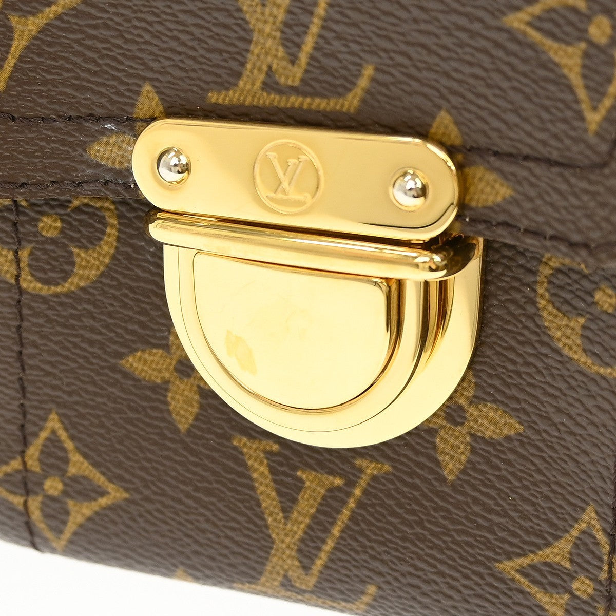 Louis Vuitton Manhattan PM Vintage Handbag in Brown Monogram Canvas