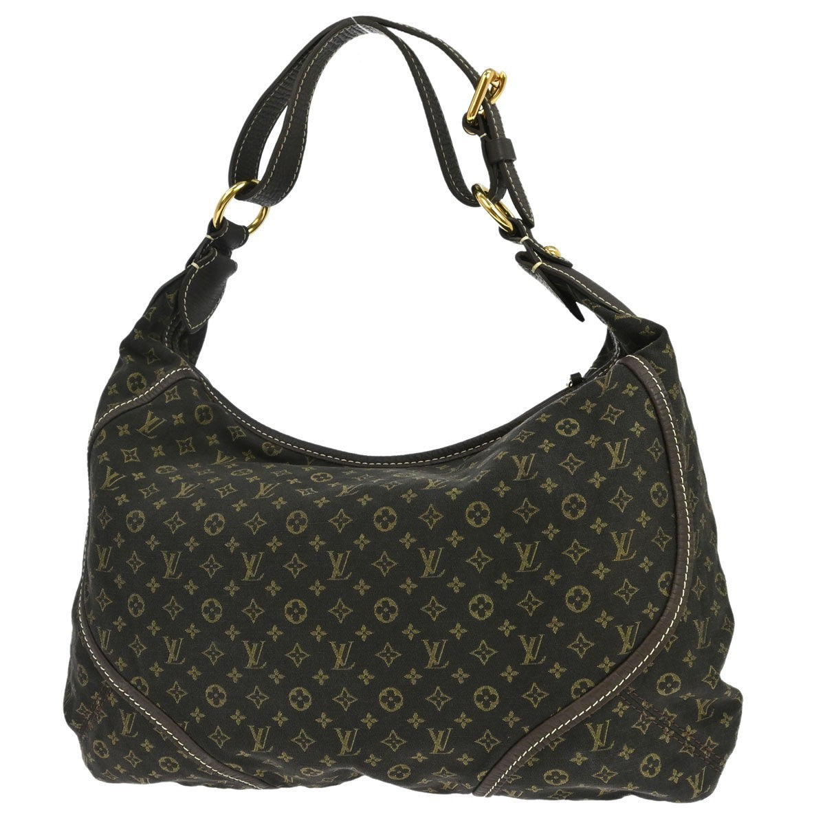 Louis Vuitton Manon MM Vintage Shoulder Bag in Brown Monogram Mini Lin Canvas