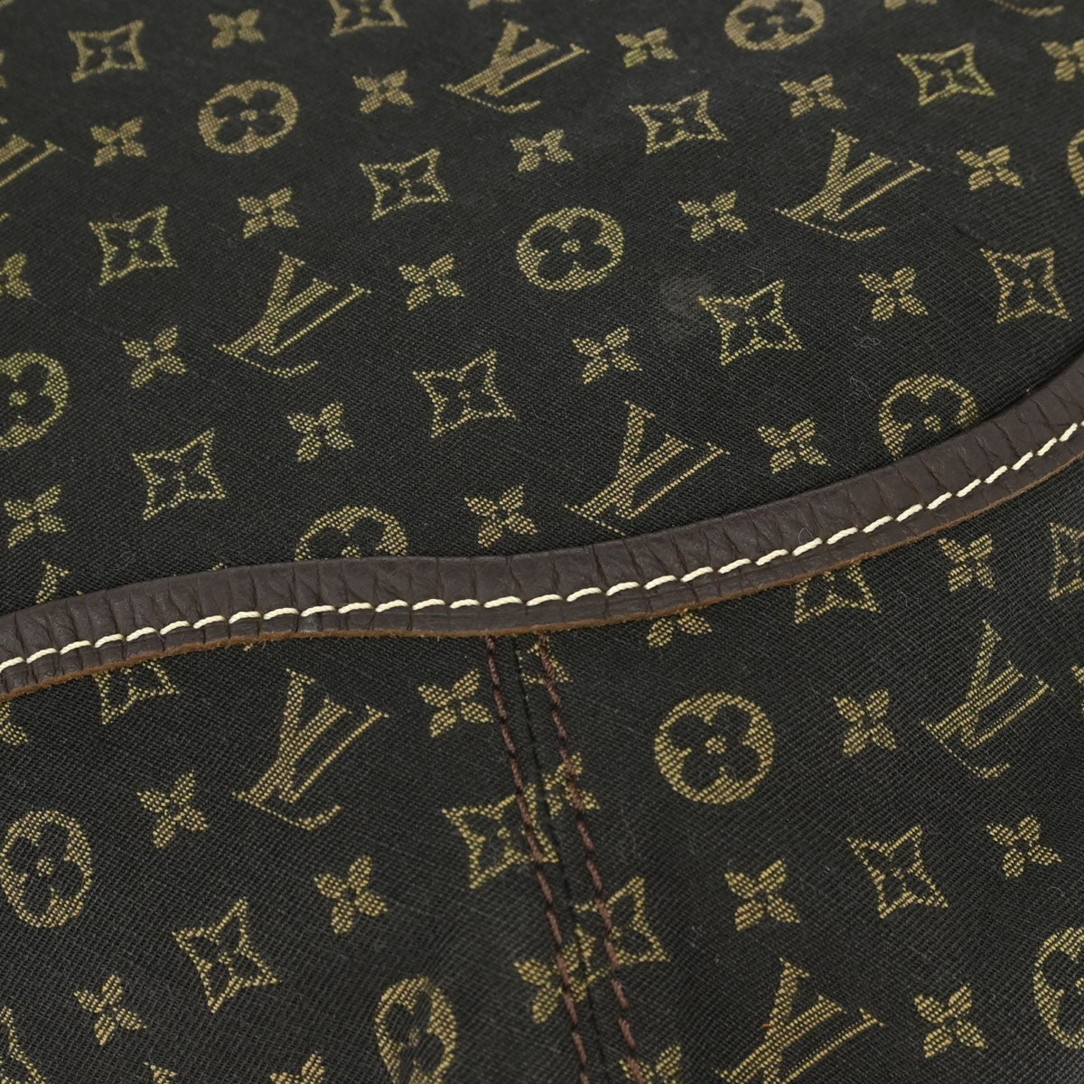Louis Vuitton Manon MM Vintage Shoulder Bag in Brown Monogram Mini Lin Canvas