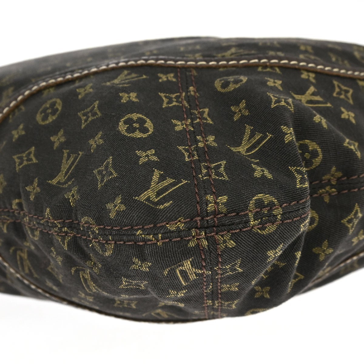 Louis Vuitton Manon MM Vintage Shoulder Bag in Brown Monogram Mini Lin Canvas
