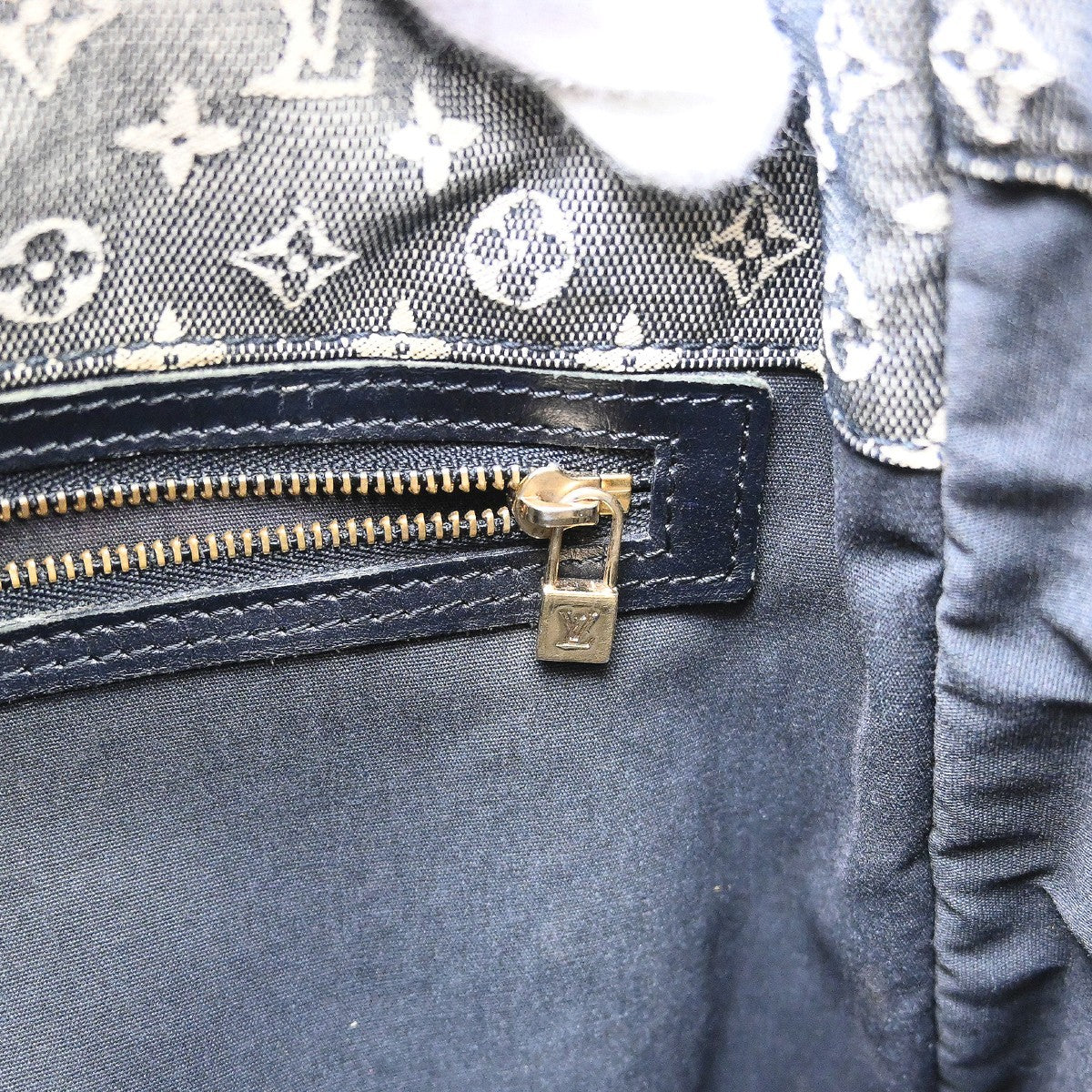 Louis Vuitton Marie Kate Vintage Shoulder Bag in Navy Monogram Mini Canvas