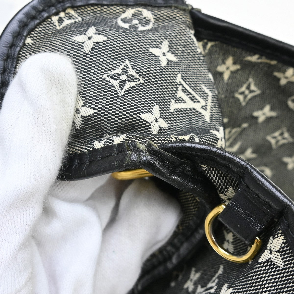 Louis Vuitton Marie Kate Vintage Shoulder Bag in Navy Monogram Mini Canvas