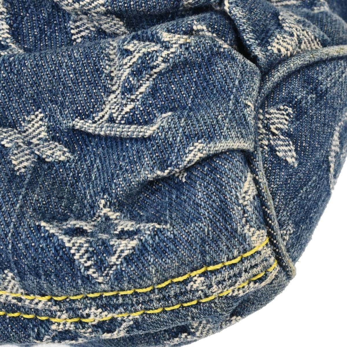 Louis Vuitton Mini Pleaty Vintage Handbag in Blue Monogram Denim