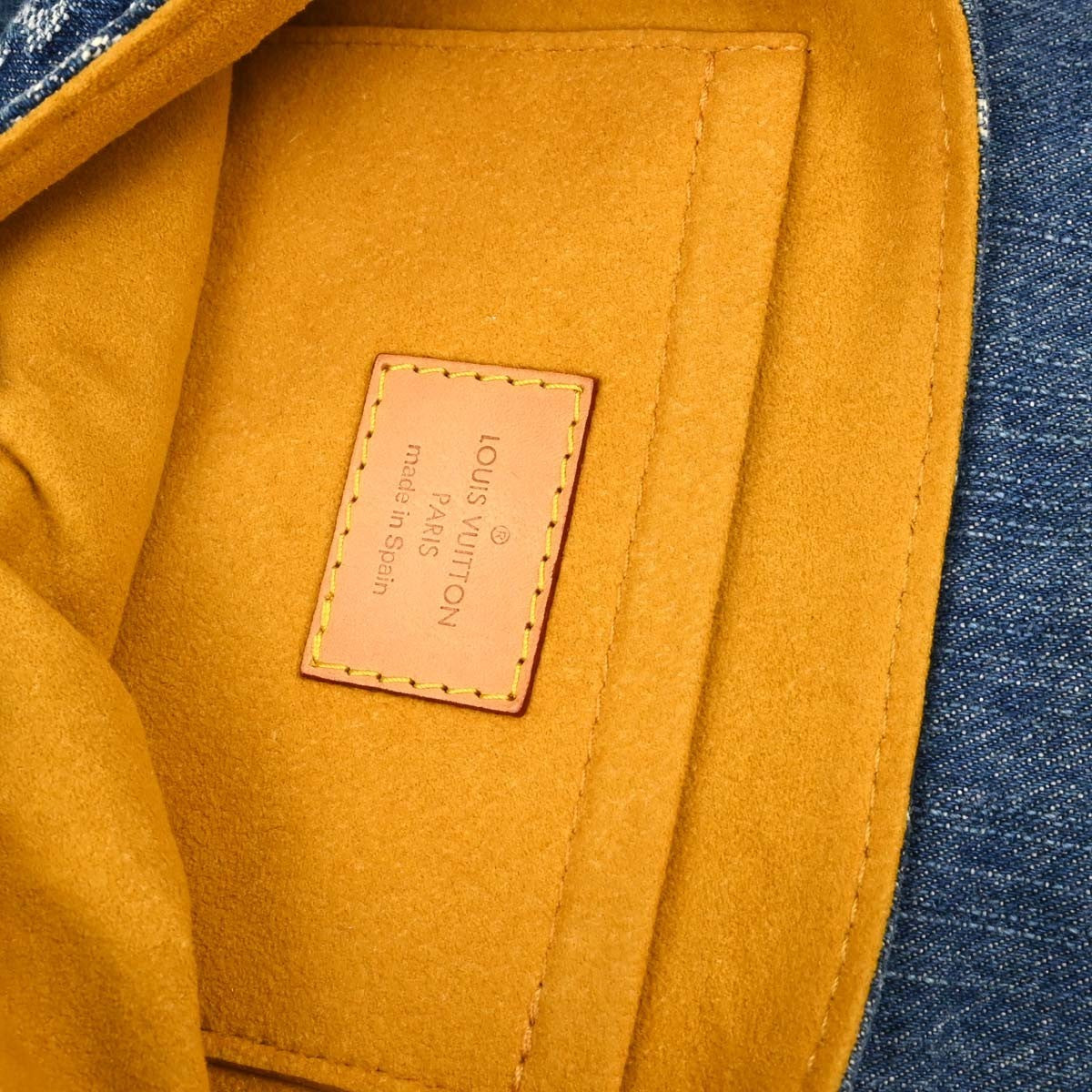 Louis Vuitton Mini Pleaty Vintage Handbag in Blue Monogram Denim