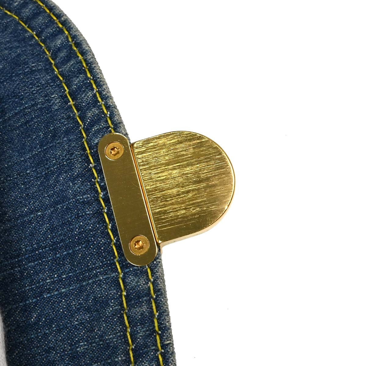 Louis Vuitton Mini Pleaty Vintage Handbag in Blue Monogram Denim