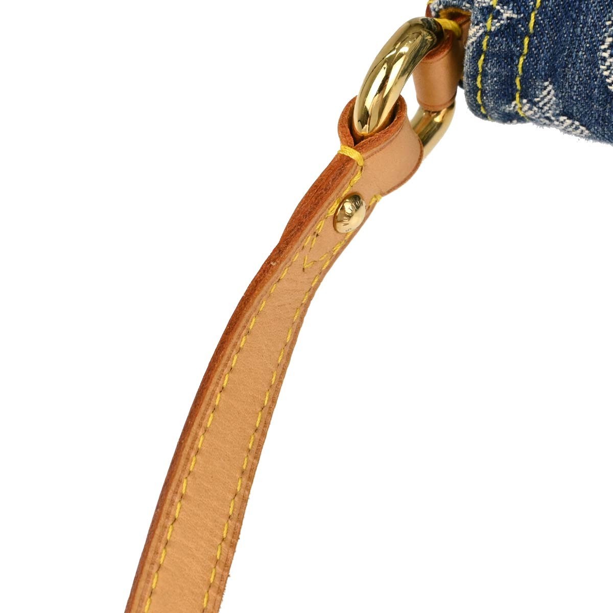 Louis Vuitton Mini Pleaty Vintage Handbag in Blue Monogram Denim
