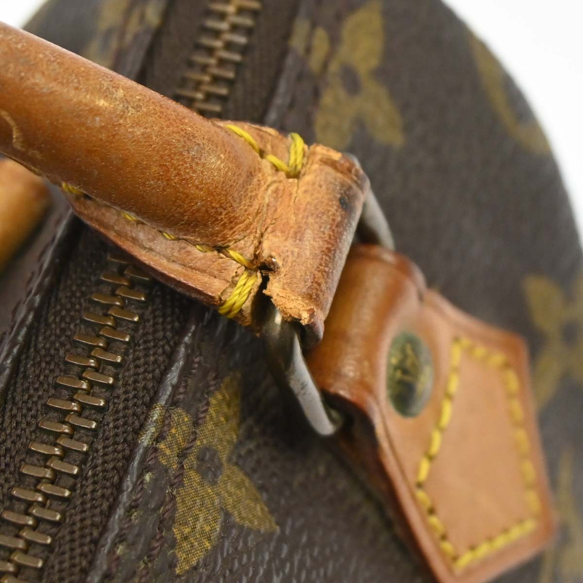Louis Vuitton Mini Speedy Vintage Handbag in Brown Monogram Canvas