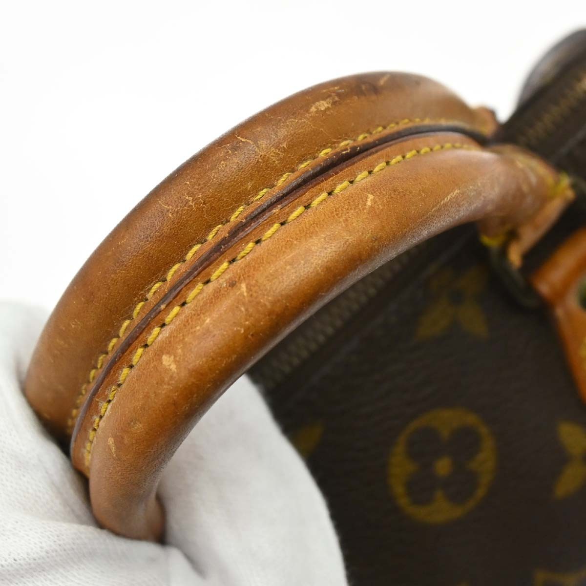 Louis Vuitton Mini Speedy Vintage Handbag in Brown Monogram Canvas
