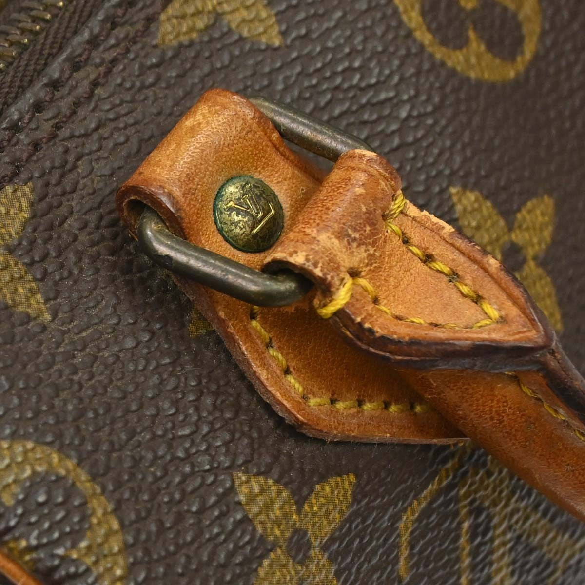 Louis Vuitton Mini Speedy Vintage Handbag in Brown Monogram Canvas